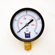 Манометр 0 - 16 bar вертикальный 1/4 03625