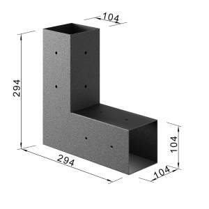 Опора бруса HABERCUBE DUO 977503