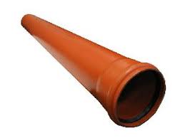 Труба канализационная наружная Ф110мм 0,5м рыжая 23787