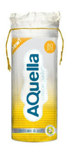 Ватные диски AQUELLA 80шт 071957