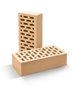 Кирпич облицовочный пустотелый М-175 солома (65*120*250 мм) 480 шт/под (вес 2,8кг) 183916