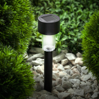 43239 Светильник садовый Космос 30см пластиковый черный Х966071