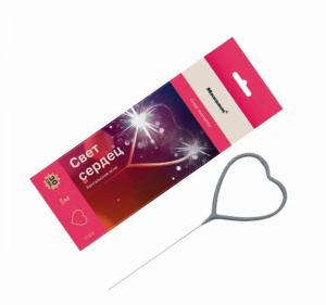 Бенгальские огни "Свет сердец" 0784Е 170 мм к-т 2 шт. Х989384