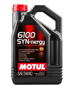 Моторное масло Motul 6100 SYN-NERGE 5W40 4л (бензин, синтетика) 107978