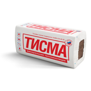 Мин.изоляция ТИСМА S38 50мм плита 600*1300мм, 0,624м3/16шт 975660