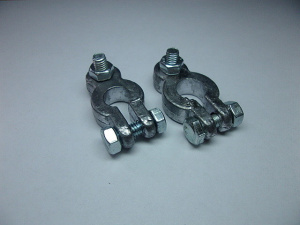 Клемма АКБ свинец , болт, к-т 2шт 12000353