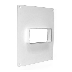 Пластина настенная с раструбом 120*60 гориз, вертик (612ПТГ, 612ПТВ) 08538