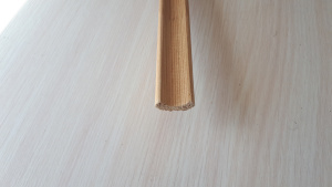 Плинтус потолочный 30мм 2.5м гладкий 01460