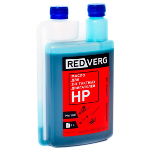 Масло RedVerg 2-х тактное полусинтетика c дозатором (1л) 959066