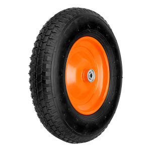 Колесо пневматическое 4,80/4-8, длина оси 90мм, подшипник 12 мм/Сибртех (68947) 038639