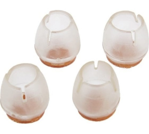 Накладка мебельная круглая ТУНДРА, d=17-21 мм, 4 шт. 3609875 64813