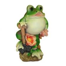 Садовая фигура "Лягушка-жаба с лопатой" Х33987