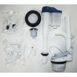 Арматура 2-кнопочная для бачка Хуида нижний подвод 602076