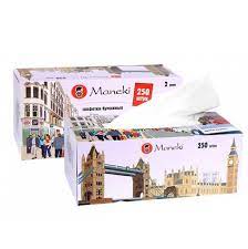Салфетки бумажные Maneki Dream, 2 слоя, 250шт (FT722) Х47748