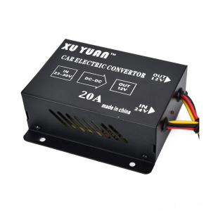 Преобразователь напряжения 24V-12V 20A PR-1226