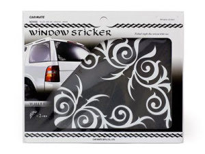 WINDOW STICKER - Наклейка на стекло декоративная NZ966