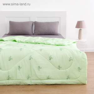 Одеяло Бамбук 140х205 см, полиэфирное волокно 200 гр/м, пэ 100% 4086945 Х41562