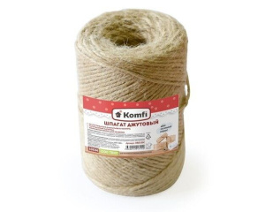 Шпагат джутовый цилиндр 2мм*100м текс 888469