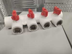 Коллектор кран шаровый комбинированный пластик PPR 32х1/2 Fх 4выхода 71WG-15-152 903267