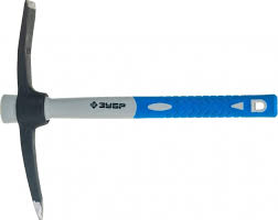 Кирка ЗУБР кованая, с двухкомпонентной фиберглассовой рукояткой, 1500г 20179-15