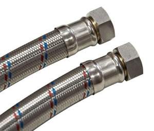 Шланг бронированный 150см прямой 1"FF (для насосной станции) 35041