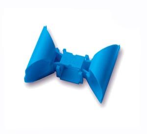 Соединитель для подроз Ф68мм (бабочка синяя) 16885