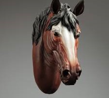 Садовая фигура"Навес: голова лошади" Х93547
