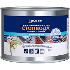 Мастика гидроизоляционная СТОПВОДА Bostik  0.9кг 1028951