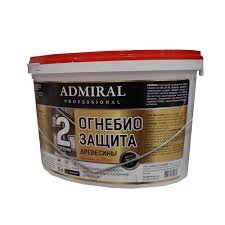 Огнебиозащита 2 группа (бесцветная) Адмирал 20л 849312