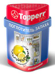 Поглотитель запаха для холодильника TOPPERR 3116 (лимон/уголь) 53173