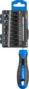 Отвертка  с набором бит "ЗУБР" 16шт  25216