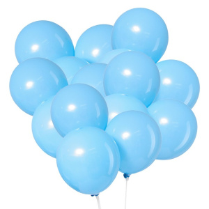 Шар латексный 12", пастель, набор 5 шт, цвет голубой 4986471 Х1025875