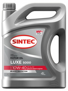Масло моторное Sintec Luxe 10W40 SL/CF (п/синт) 4л 600232