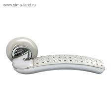 Ручка дверная RUCETTI RAP 7 SN/CP 12841