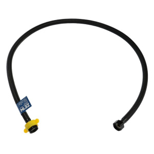 Подводка гибкая ZEIN engr, нейлон, 1/2"ГГ 100см, с ключом, черная 9867174 СТ944260