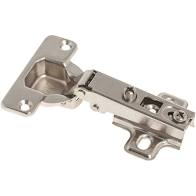 Петля меб. 4-х шарнирная накладная своб. ход 85град-110град D35*48 ответная планка  6.13.1 38582