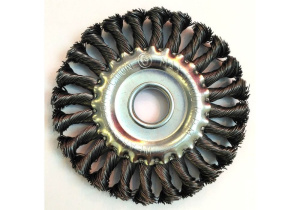 Щетка конич. для УШМ (круч. проволока 0,5 мм) Кратон O100 мм М14 11102025