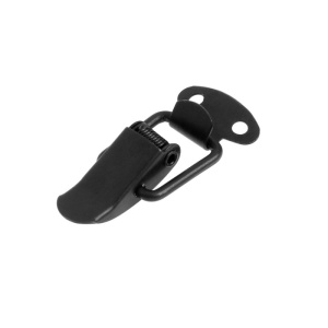 Замок-защелка на ящик, 3 см, железный, цвет черный 26825