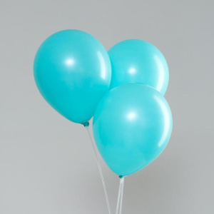 Шар латексный 10", пастель, набор 5 шт, цвет бирюзовый 4986650 Х1025905