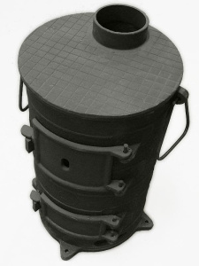 Отопительная печь-буржуйка ПОВ-57 (круглая), (V-до 40м3) 991226