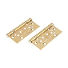 Петля-бабочка TUNDRA, 100х75х2.5 мм, универсальная, без врезки, цвет золото, 2 шт 7121736 ОБ57693