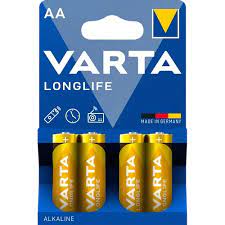 Батарейка Varta  Longlife AA LR6 ВP4 180209