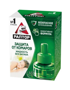 Раптор Жидкость от комаров 60 ночей(2938)  Х34984