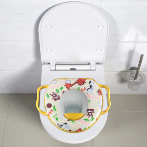 Накладка детская для унитаза мягкая с ручками 801MTG СТ909313