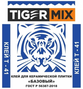 Клей для плитки ТайгерМикс Т-41 25кг 976766