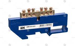 Шина нулевая 6*9 на дин рейку 6  56386