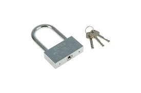 Замок навесной IA 360L Хром удлиненная дужка 52мм RULIT ОБ06515