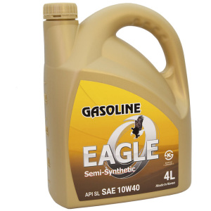 Моторное масло EAGLE GASOLINE (бенз/полу/синт) SL 10W-40 4L 09100