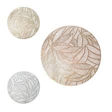 Салфетка  сервировочная d-38 см, ПВХ в ассорт Х018891