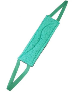 Мочалка жестко-мягкая банная "Карамель" 1014145